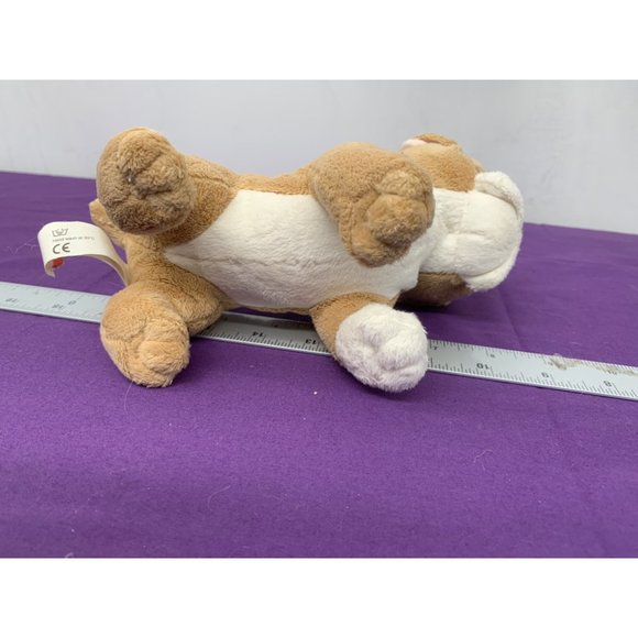 Our Generation Bulldog Cream White 7 Inch Plush Stuffed Animal with Plastic Eyes - Picture 6 of 11